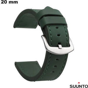 Acheter Bracelet Faux cuir Suunto Vert de smartwatch intemporel