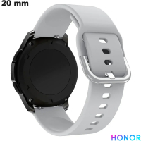 Armband Antisueur Silikon 20 mm für Honor Uhr Grau günstig