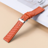 Armband 22 mm OnePlus Echtes Leder Orange günstige Uhr