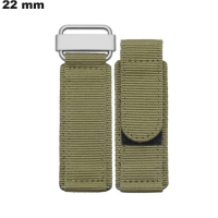 Armband Grün 22 mm aus Nylon | Einfache Montage