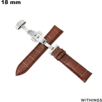 Armband für echte Lederuhr Withings in hochwertigem Braun