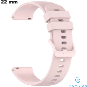 Vendita Bracciale 22 mm Caoutchouc smartwatch Rosa Haylou