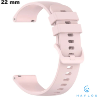 Vendita Bracciale 22 mm Caoutchouc smartwatch Rosa Haylou