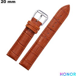 Bracelet de montre connectée effet crococodile Honor