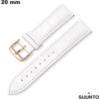 Echte leren smartwatchband wit 20mm Suunto goedkoop