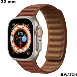 Bracelet Cuir montre intelligente 22 mm Apple Watch