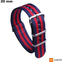 Bracelet 20mm Bleu Xiaomi de smartwatch Tissu
