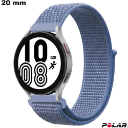 20mm Blue Nylon Bracelet for Polar Smartwatch