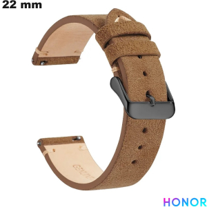 Armbanduhr Braun Echtes Leder 22mm Honor von hoher Qualität