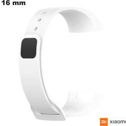 Bracciale Silicone 16mm orologio connesso Xiaomi Bianco