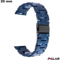 Armband 20 mm Blau Resin Polar Uhr - Versand in 24h
