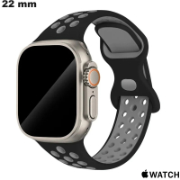 Vente Bracelet Noir 22mm montre connectée léger Apple Watch