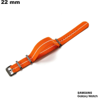 Vente Bracelet Samsung 22mm de montre intelligente Tissu Orange