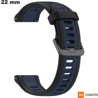 Armband 22 mm Xiaomi Blau Gummi hochwertige Smartwatch