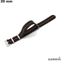Verkauf Armband Schwarz u Garmin 20 mm Stoff Smartwatch