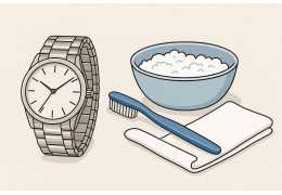 Comment nettoyer un bracelet acier de montre ?